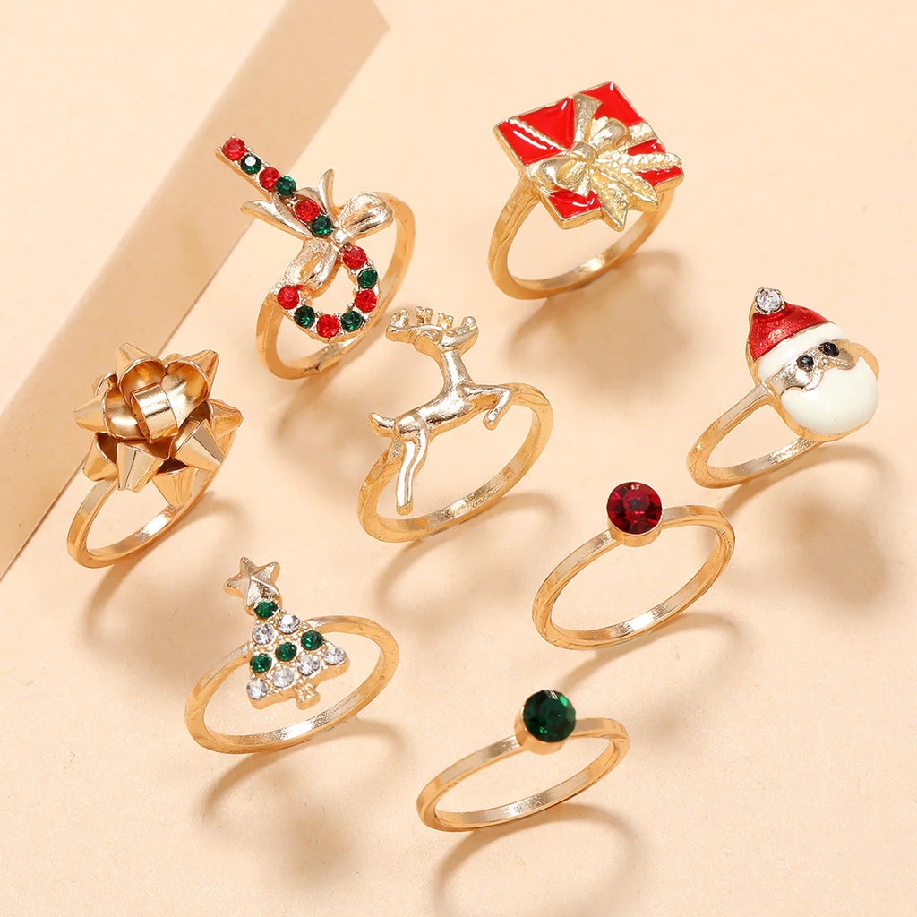 8-Piece Festive Diamond Holiday Set