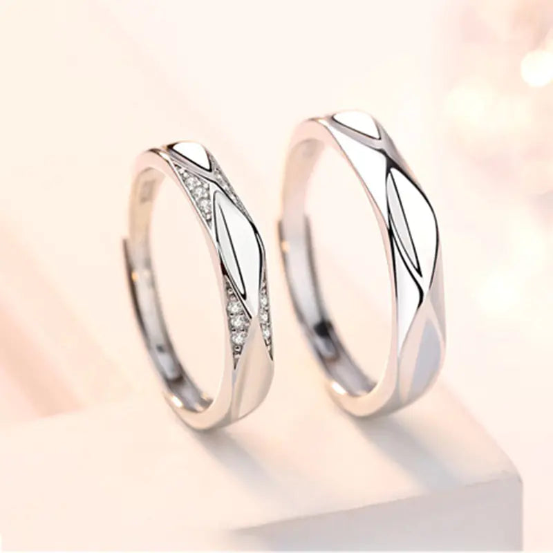 Love Agreement Couple Rings for Him and Her