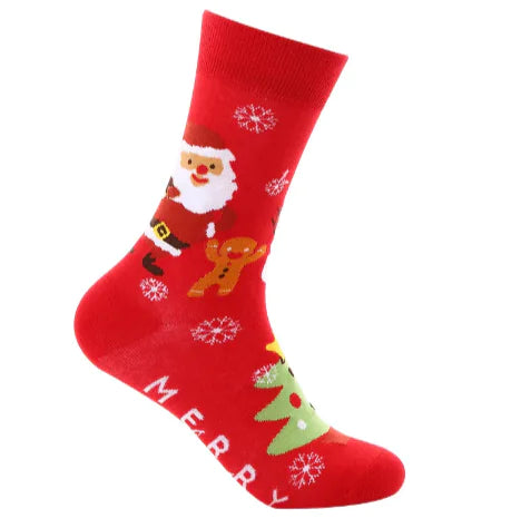 Unisex Christmas Cotton Socks