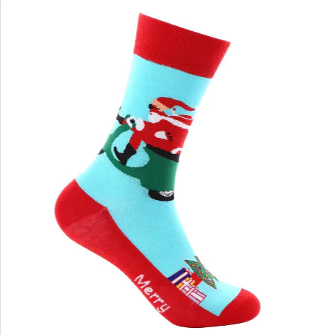 Unisex Christmas Cotton Socks