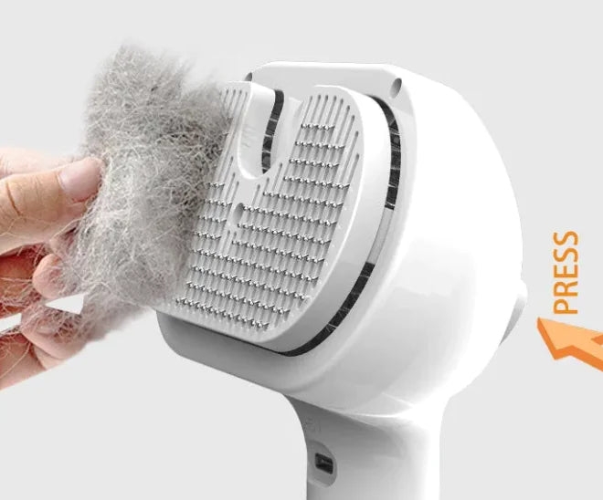 Pet Hair Removal Comb - Grooming Brush for Cats & Dogs
