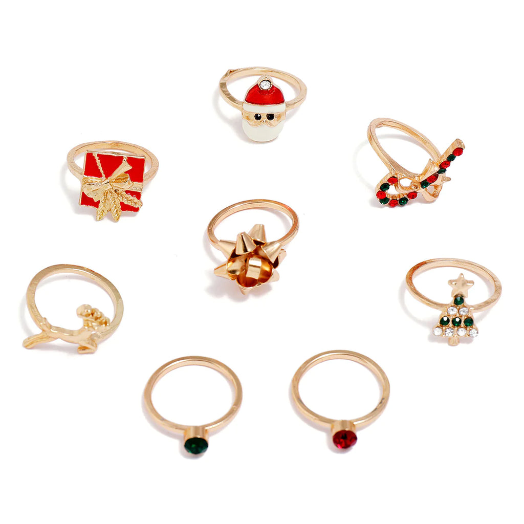 8-Piece Festive Diamond Holiday Set